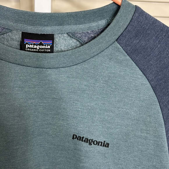 PATAGONIA Men's P - 6 Logo Lightweight Crew Fleeced Sweatshirt Small - Picture 4 of 11